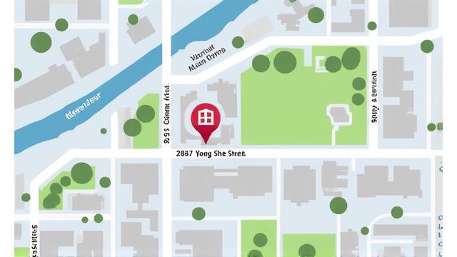 Map showing LuminaStream Collective office location in Toronto